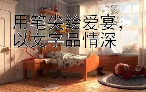 用笔尖绘爱宴，以文字品情深