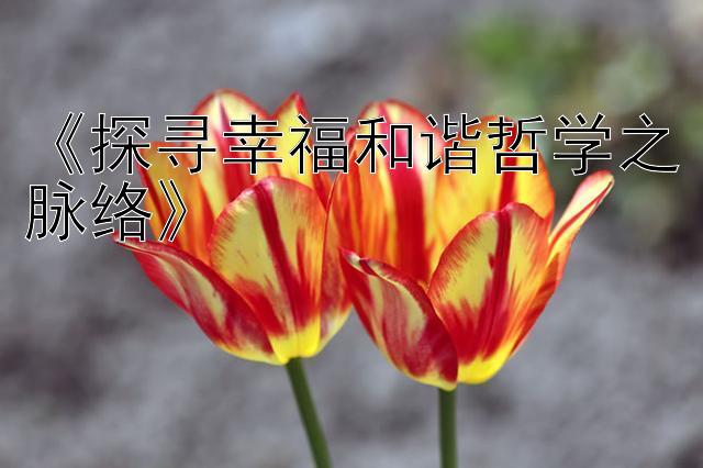 《探寻幸福和谐哲学之脉络》