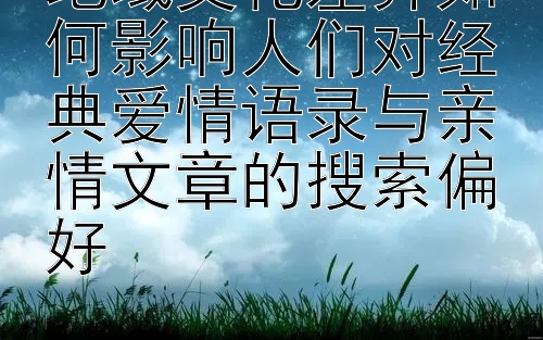 地域文化差异如何影响人们对经典爱情语录与亲情文章的搜索偏好