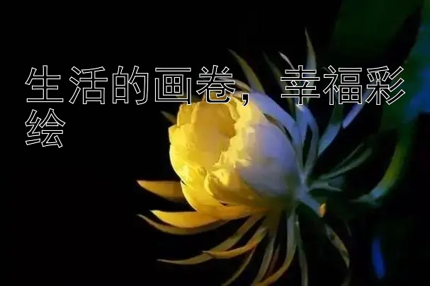 生活的画卷，幸福彩绘